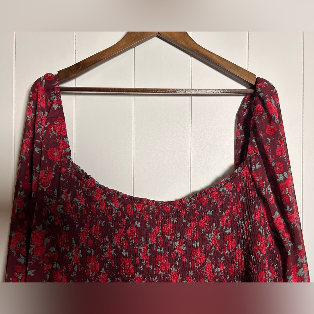 Arula Floral Long Sleeve Dress Size 3X - Picture 13 of 16